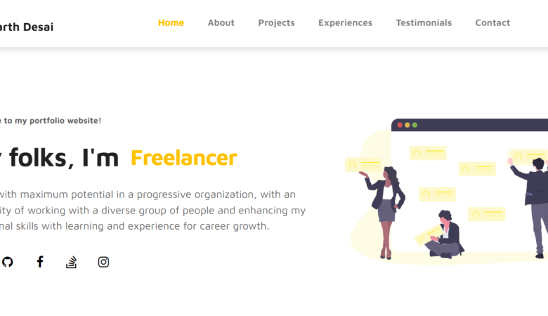 Portfolio Website for Freelancer