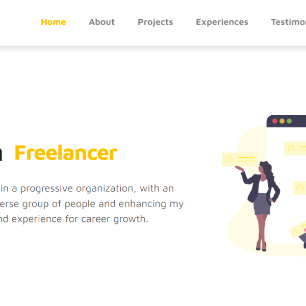 Portfolio Website for Freelancer